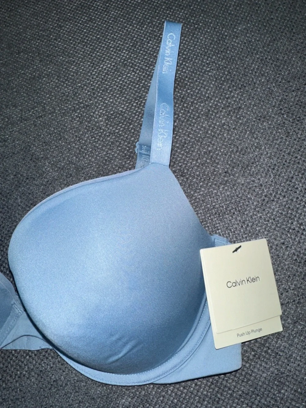 Calvin Klein Sky Blue Padded T-Shirt Bra
